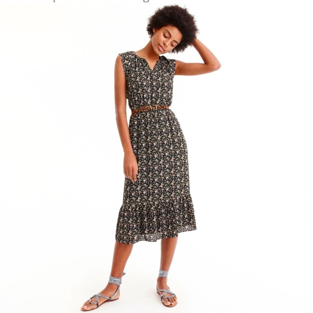 J.Crew Mercantile floral flutter dress